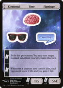 Elemental Time Flamingo - Unfinity Sticker Sheets