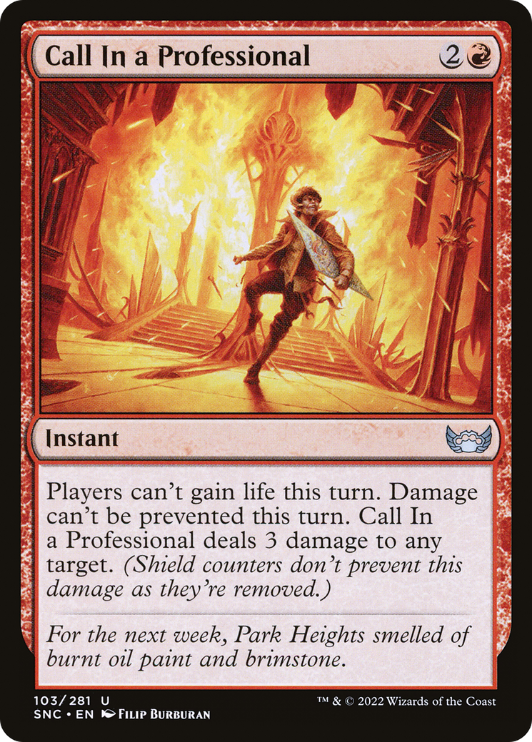 Call In a Professional - Streets of New Capenna