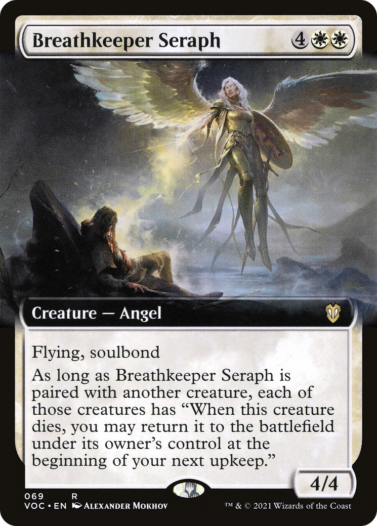 Breathkeeper Seraph (Extended Art) - Crimson Vow Commander: (Extended Art)