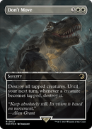 Don't Move (Borderless) (Emblem) - [Jurassic World Collection] Foil