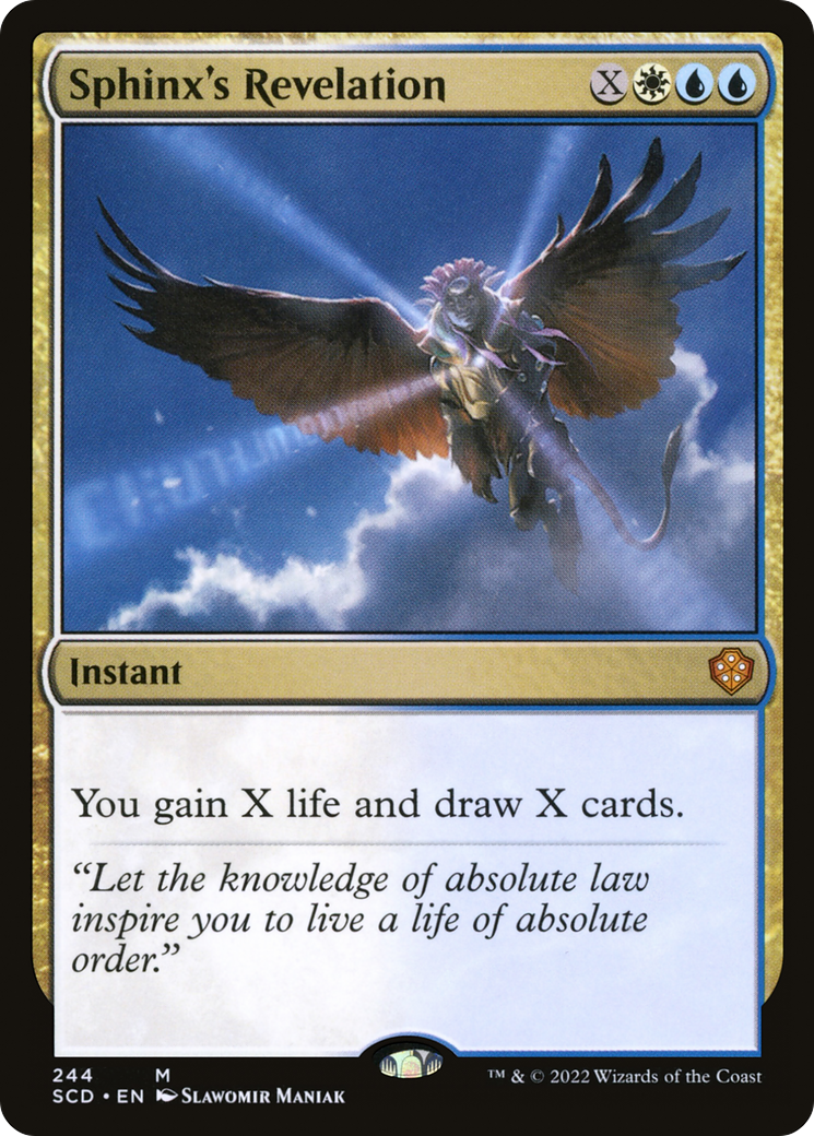 Sphinx's Revelation - [Starter Commander Decks]