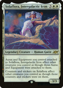 Solaflora, Intergalactic Icon (Galaxy Foil) - [Unfinity] Foil