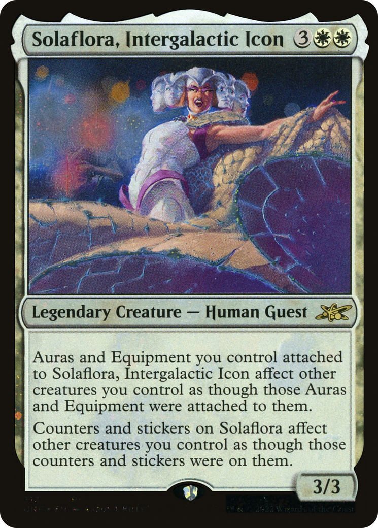 Solaflora, Intergalactic Icon (Galaxy Foil) - [Unfinity] Foil