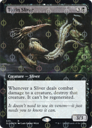Toxin Sliver (Extended Art) (Step-and-Compleat Foil) [Secret Lair Drop]: (Extended Art) Foil