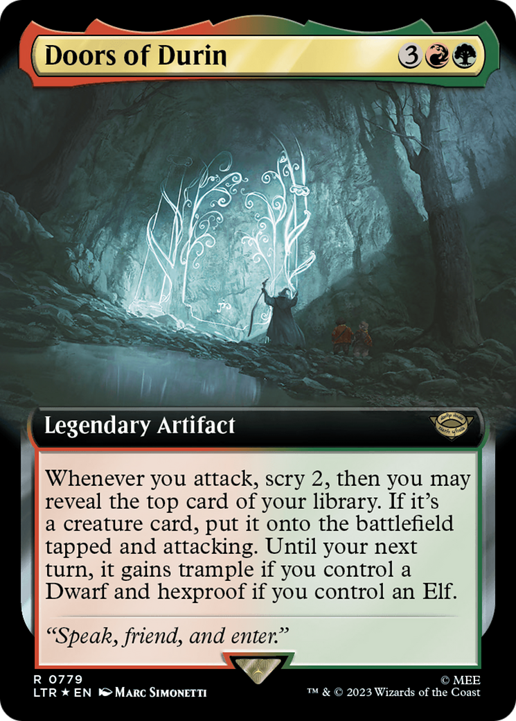 Doors of Durin (Extended Art) (Surge Foil): (Extended Art) [The Lord of the Rings: Tales of Middle-earth] Foil