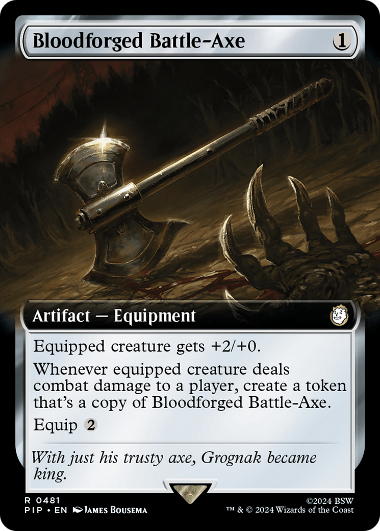 Bloodforged Battle-Axe (Extended Art) - Fallout: (Extended Art)