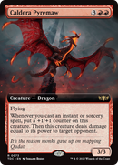 Caldera Pyremaw (Extended Art) - Commander: Tarkir: Dragonstorm: (Extended Art)