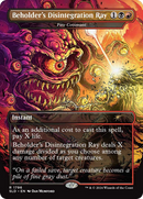 Beholder's Disintegration Ray - Fire Covenant [Secret Lair Drop] / Beholder's Disintegration Ray (Borderless)