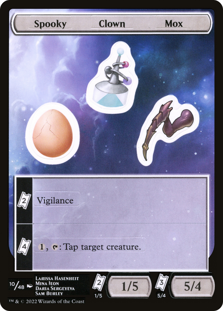Spooky Clown Mox - [Unfinity Sticker Sheets]