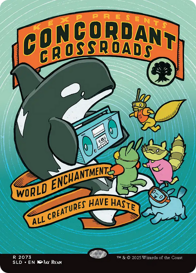 Concordant Crossroads (2073) (Borderless) [Secret Lair Drop]