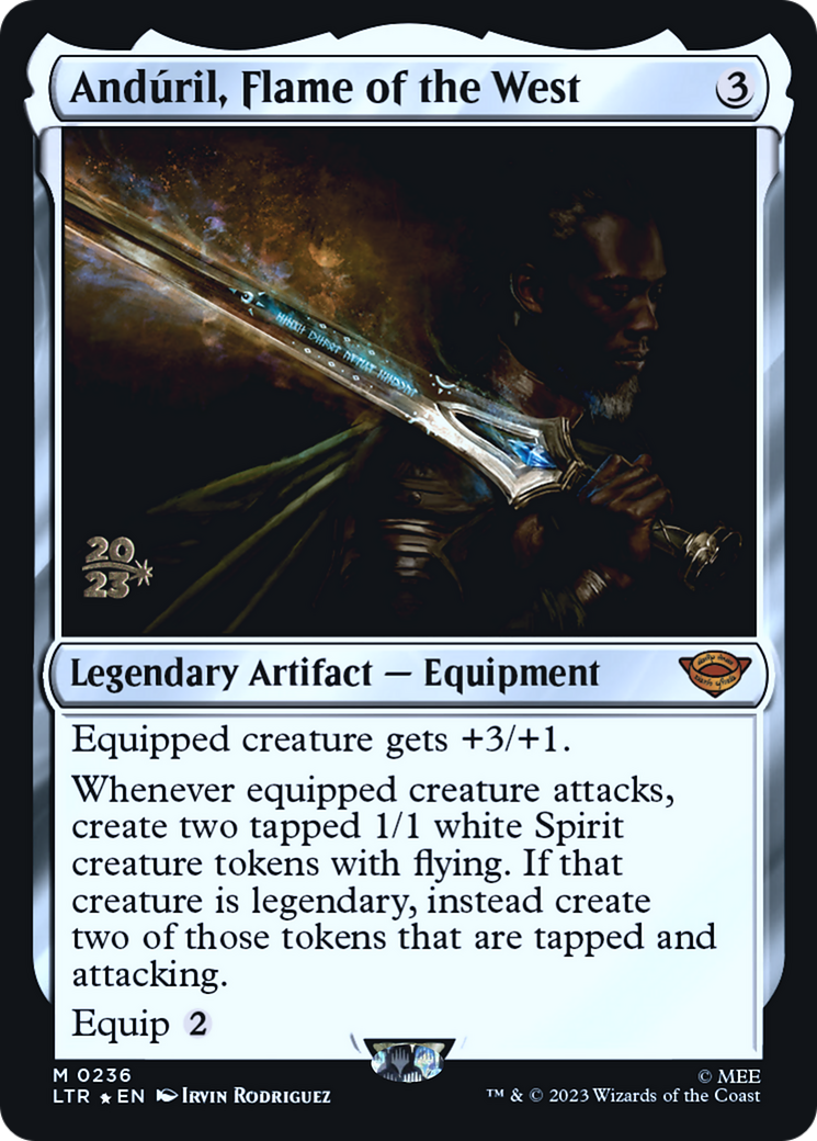 Anduril, Flame of the West - Tales of Middle-earth Promos Foil