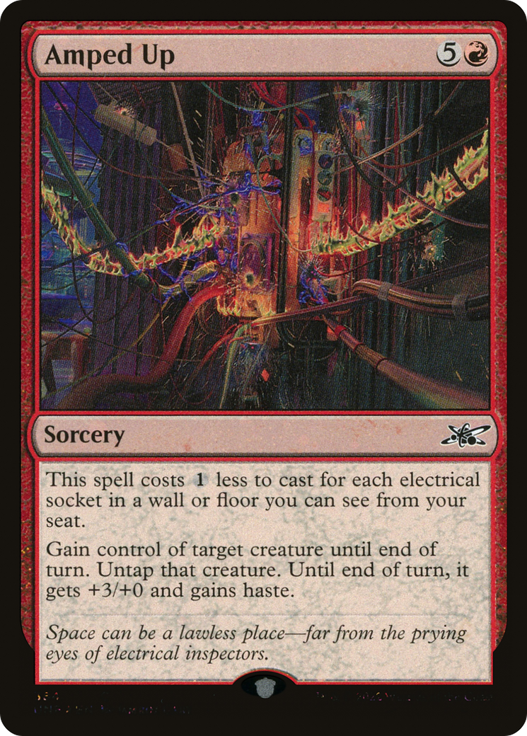 Amped Up (Galaxy Foil) - Unfinity Foil