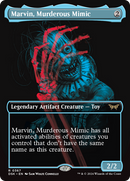 Marvin, Murderous Mimic (Showcase) [Duskmourn: House of Horror] (Borderless)