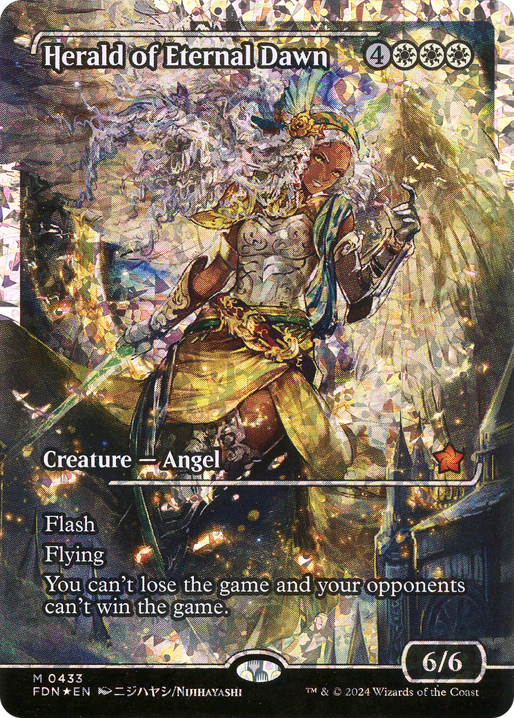 Herald of Eternal Dawn (Showcase) (Fracture Foil): (Showcase) [Foundations] Foil