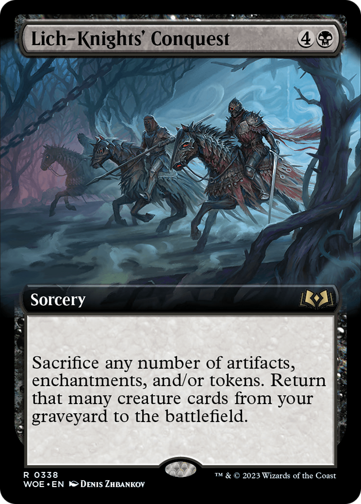 Lich-Knights' Conquest (Extended Art) - [Wilds of Eldraine]: (Extended Art)