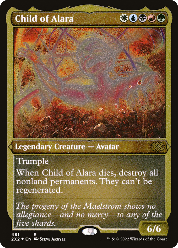 Child of Alara (Foil Etched) - Double Masters 2022 Foil