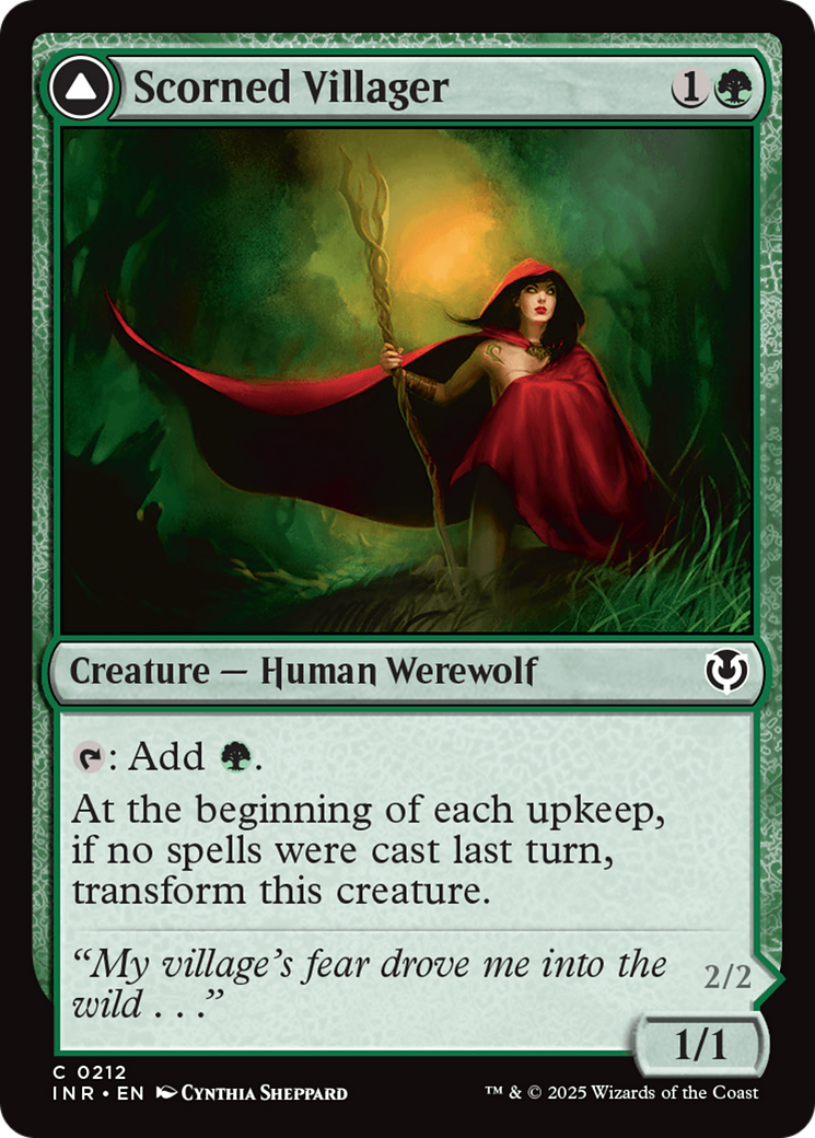 Scorned Villager // Moonscarred Werewolf [Innistrad Remastered]