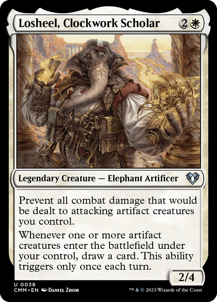 Losheel, Clockwork Scholar - [Commander Masters]