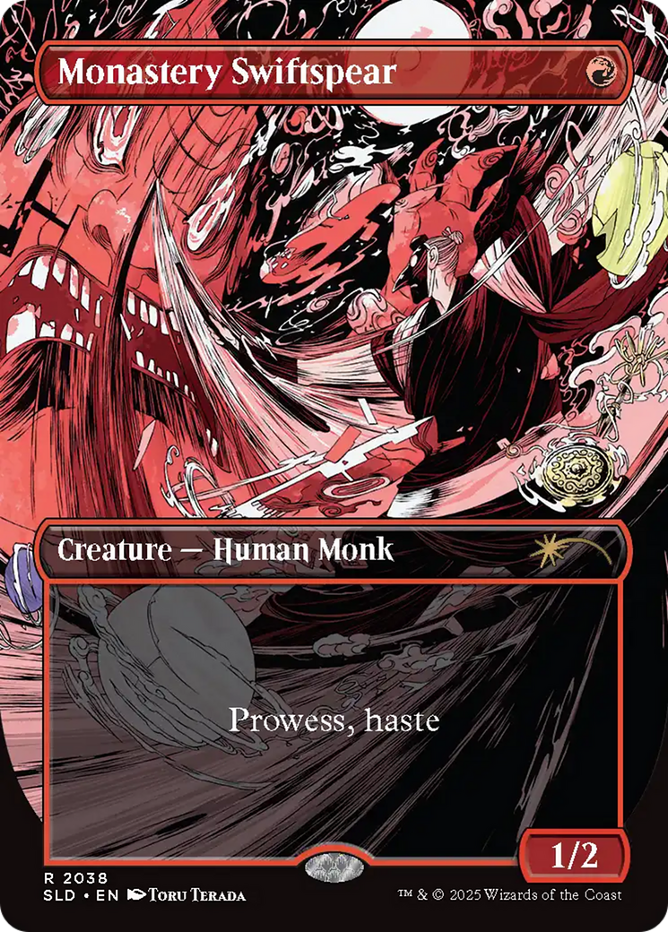 Monastery Swiftspear (2038) [Secret Lair Drop] (Borderless)