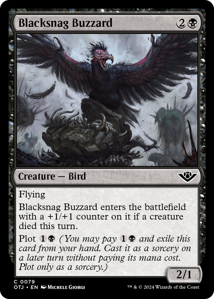 Blacksnag Buzzard - Outlaws of Thunder Junction