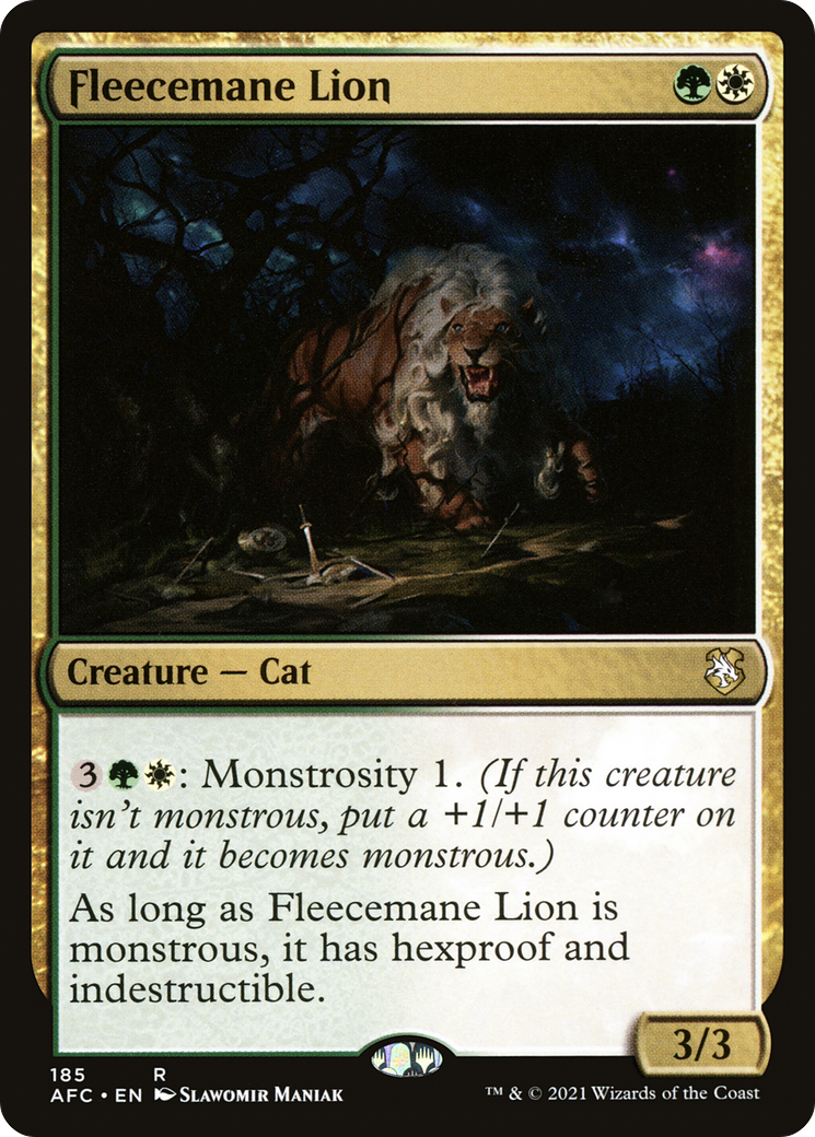 Fleecemane Lion [Forgotten Realms Commander]