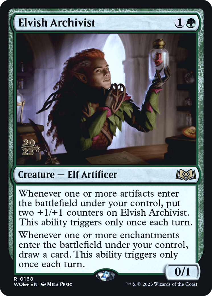Elvish Archivist [Wilds of Eldraine Promos] Foil