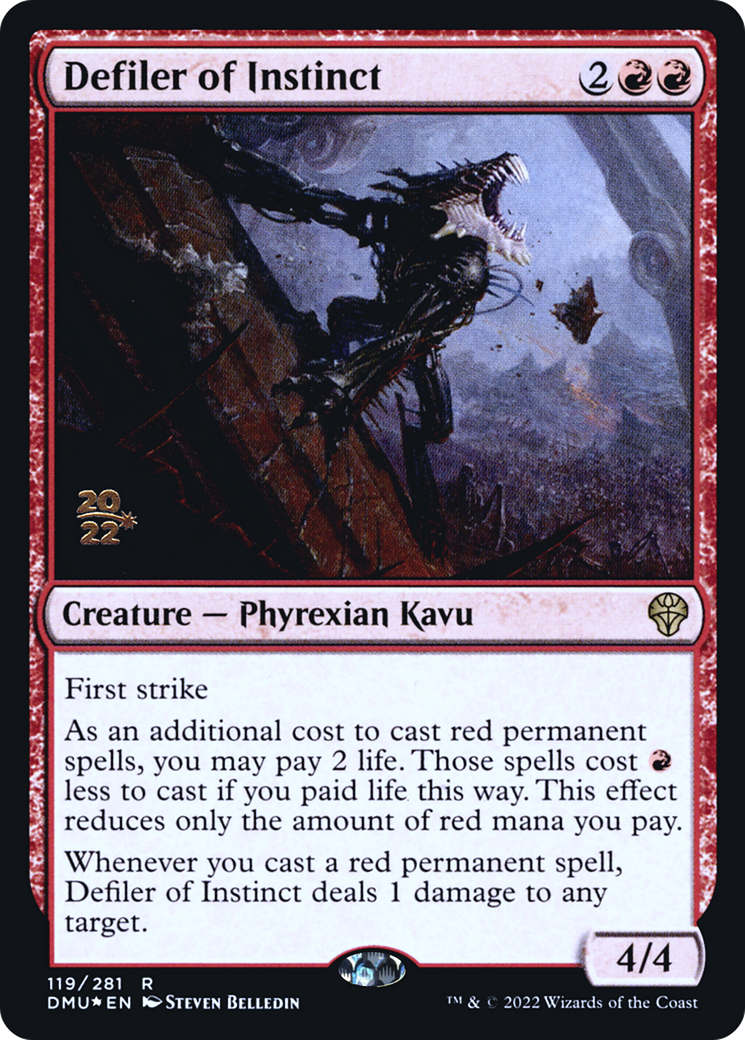 Defiler of Instinct [Dominaria United Promos] Foil