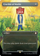 Crucible of Worlds (Borderless) (Surge Foil) [Fallout] Foil