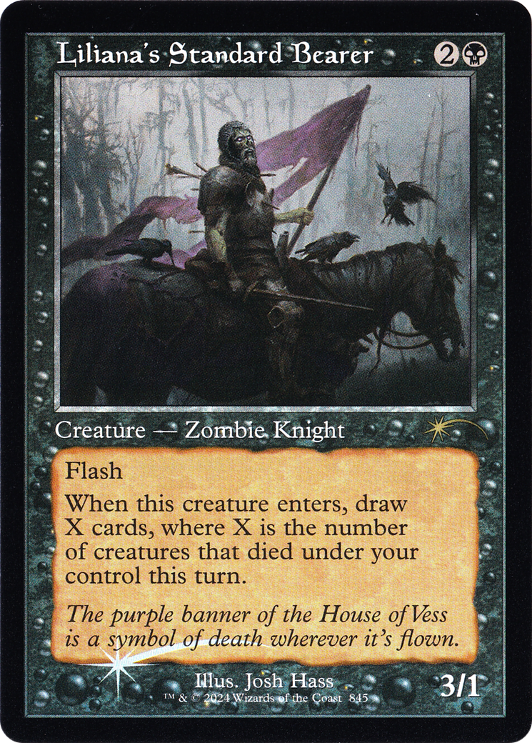 Liliana's Standard Bearer (Retro Frame) [Secret Lair Drop] Foil