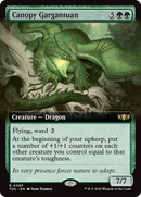 Canopy Gargantuan (Extended Art) - Commander: Tarkir: Dragonstorm: (Extended Art)