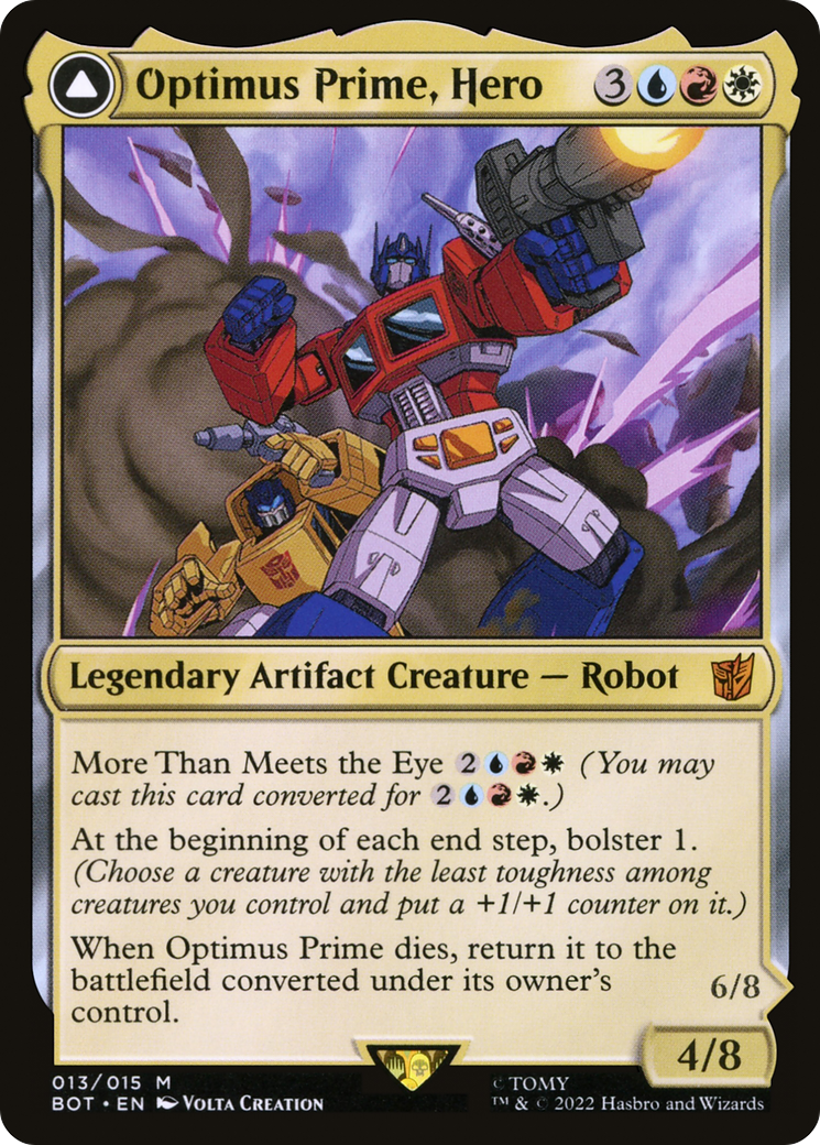 Optimus Prime, Hero // Optimus Prime, Autobot Leader [Transformers]