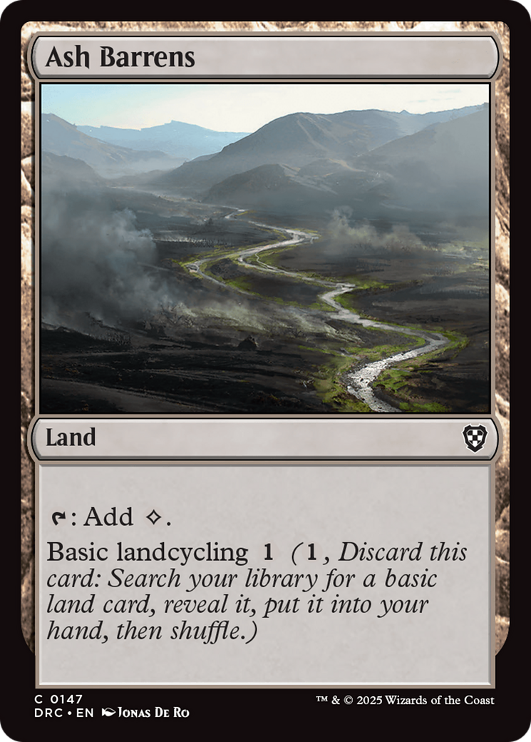 Ash Barrens - Commander: Aetherdrift