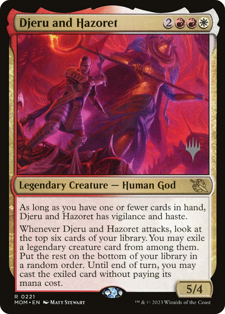 Djeru and Hazoret [March of the Machine Promos]