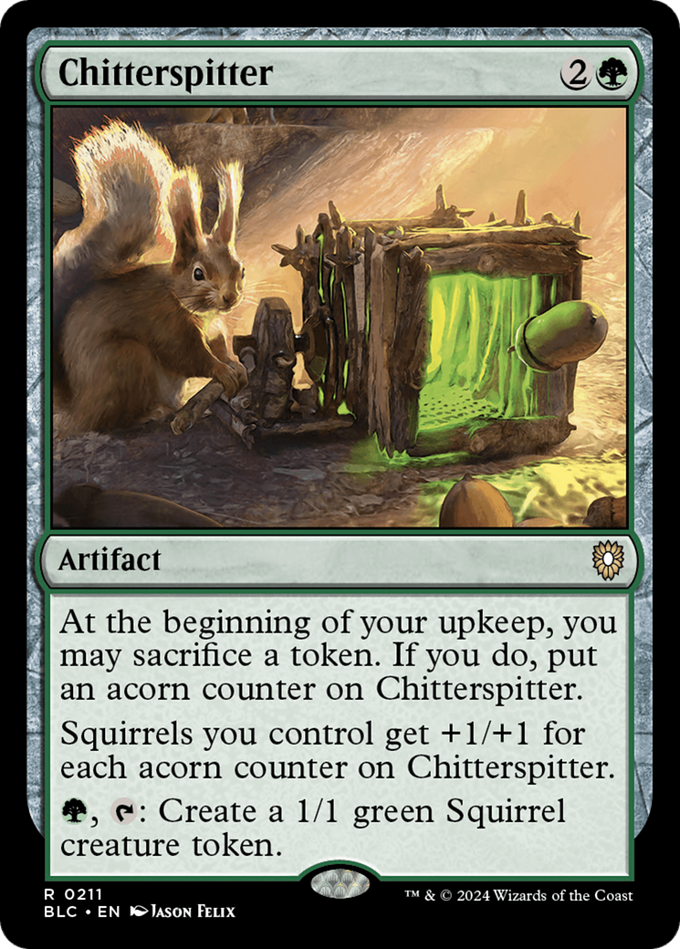 Chitterspitter - [Bloomburrow Commander]