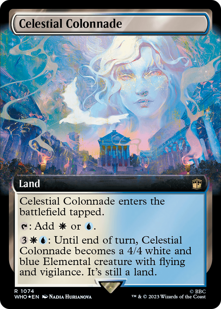Celestial Colonnade (Extended Art) (Surge Foil) - Doctor Who: (Extended Art) Foil