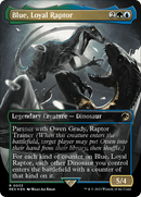 Blue, Loyal Raptor (Borderless) (Emblem) - Jurassic World Collection Foil