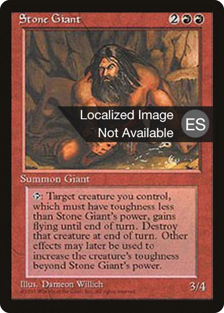 Stone Giant - [Fourth Edition Foreign Black Border]