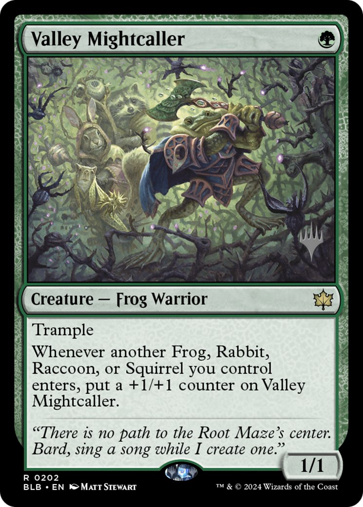Valley Mightcaller [Bloomburrow Promos]