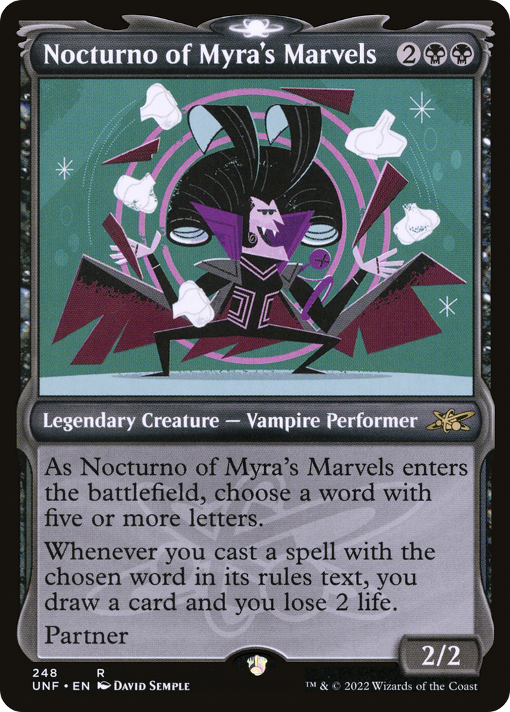 Nocturno of Myra's Marvels (Showcase) - [Unfinity]: (Showcase)