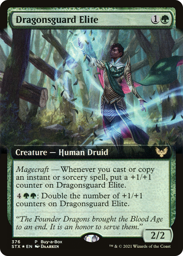Dragonsguard Elite: (Extended Art) [Strixhaven: School of Mages] Foil