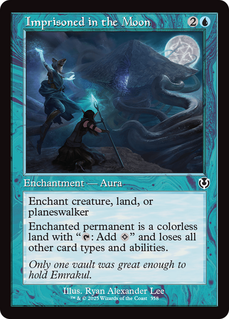 Imprisoned in the Moon (Retro Frame): (enchantment) [Innistrad Remastered]