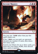 Fervent Mastery [Strixhaven: School of Mages Promos] Foil