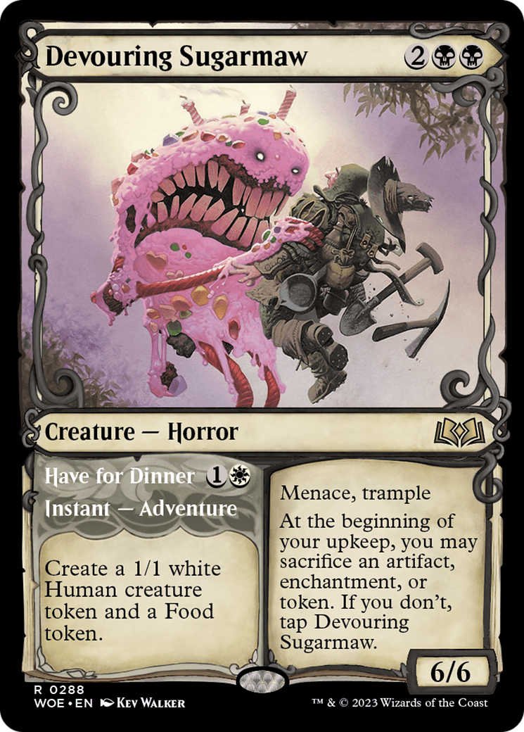 Devouring Sugarmaw (Showcase): (Showcase) [Wilds of Eldraine]