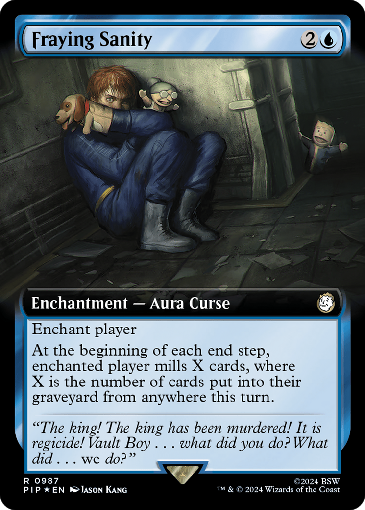 Fraying Sanity (Extended Art) (Surge Foil): (Extended Art) [Fallout] Foil