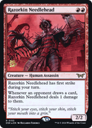 Razorkin Needlehead [Duskmourn: House of Horror Prerelease Promos]