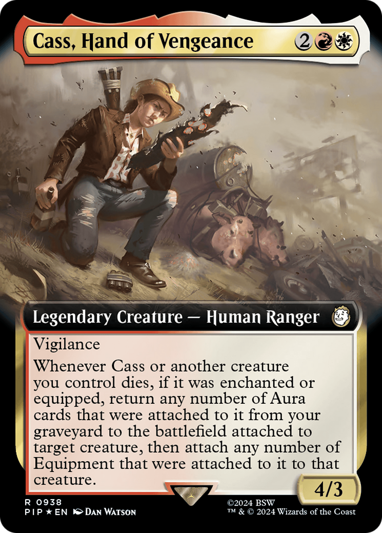 Cass, Hand of Vengeance (Extended Art) (Surge Foil) - Fallout: (Extended Art) Foil