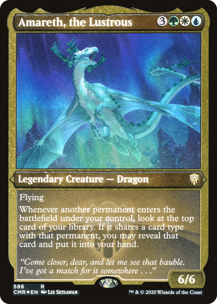Amareth, the Lustrous (Foil Etched) - Commander Legends Foil