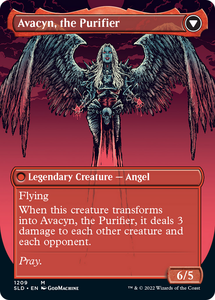 Archangel Avacyn // Avacyn, the Purifier (Display Commander) (Borderle