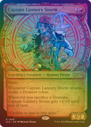 Captain Lannery Storm (Rainbow Foil) [Secret Lair Drop]: (Showcase) Foil
