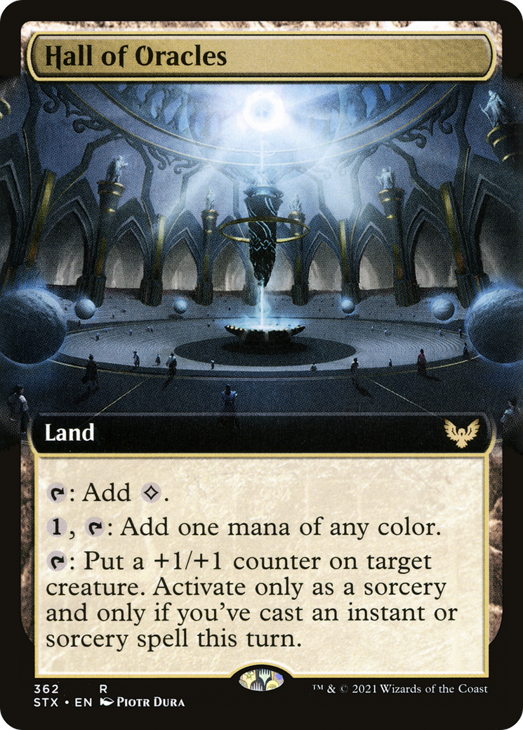 Hall of Oracles (Extended Art): (Extended Art) [Strixhaven: School of Mages]